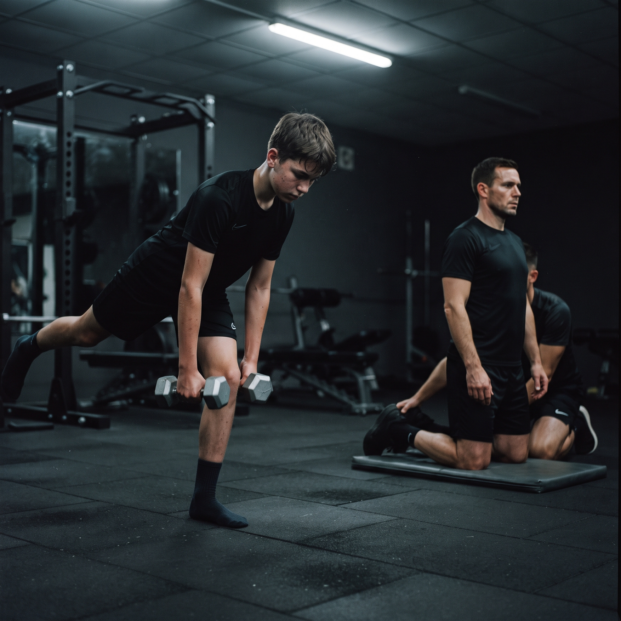 Position and age specific individual soccer gym training